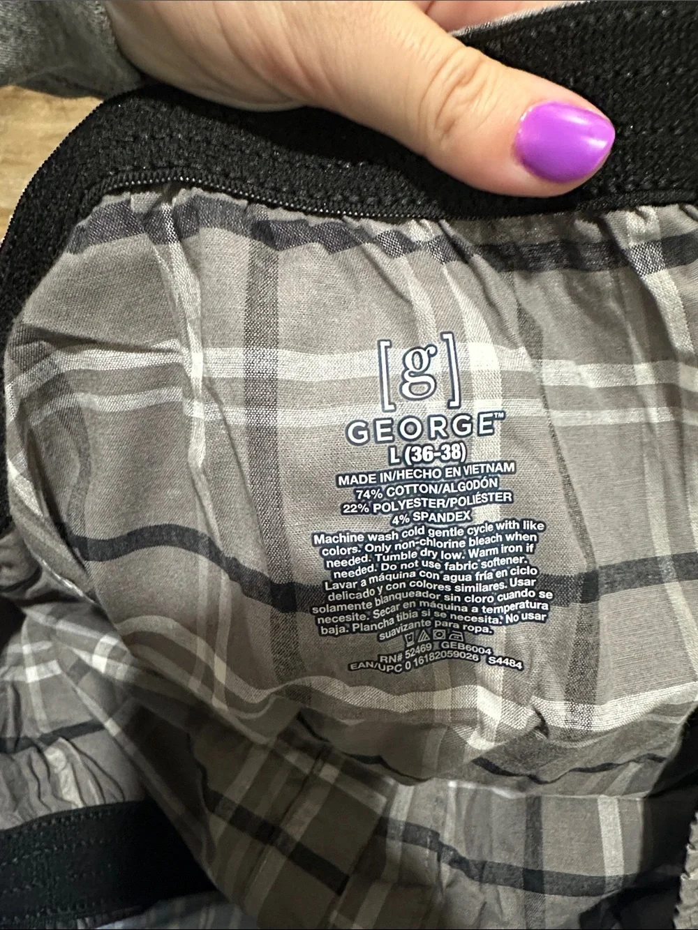 George men’s large